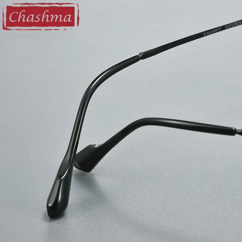 Chashma Unisex Full Rim Square Titanium Eyeglasses 6602 Full Rim Chashma   