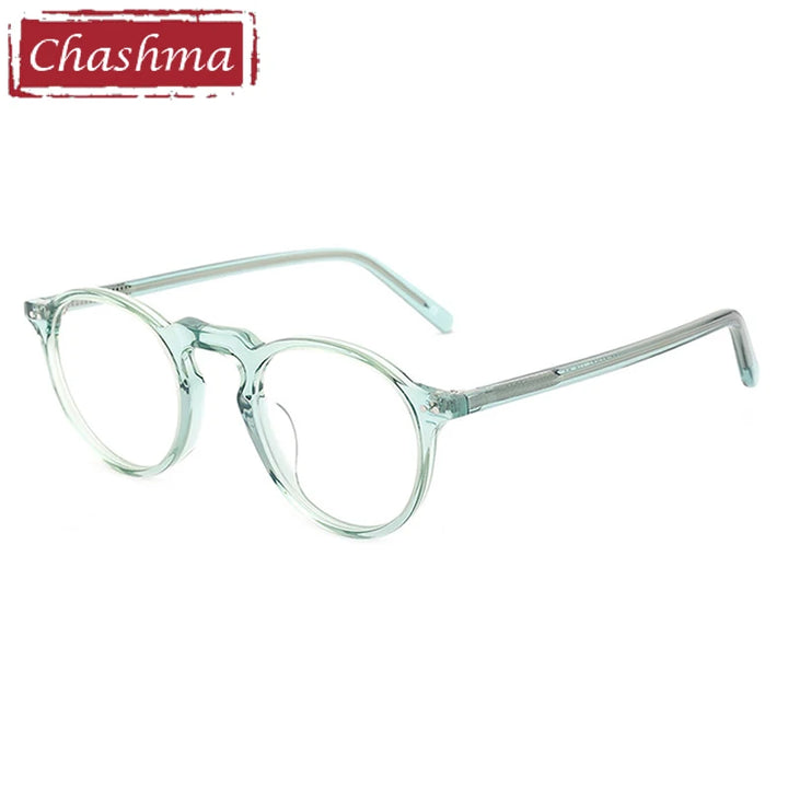 Chashma Women's Full Rim Round Acetate Steel Alloy Eyeglasses 667924