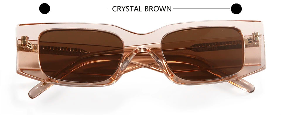 Esnbie Women's Full Rim Square Oval Acetate Sunglasses 220321