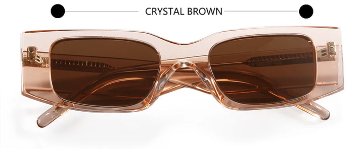 Esnbie Women's Full Rim Square Oval Acetate Sunglasses 220321