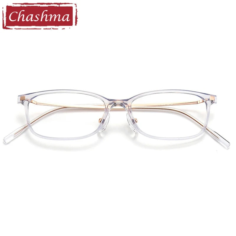 Chashma Ottica Women's Full Rim Square Acetate Alloy Eyeglasses 430302