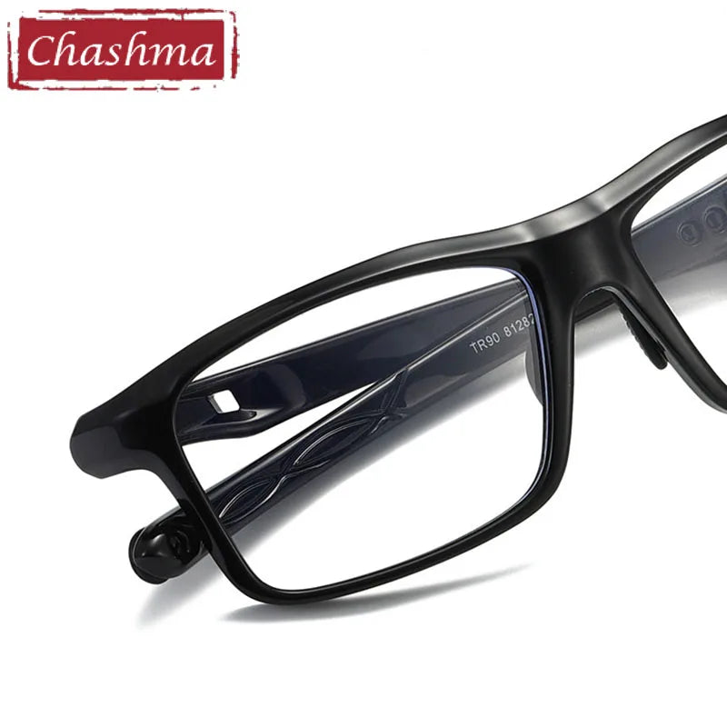 Chashma Unisex Full Rim Square Tr 90 Titanium Sport Eyeglasses 81282 Full Rim Chashma   