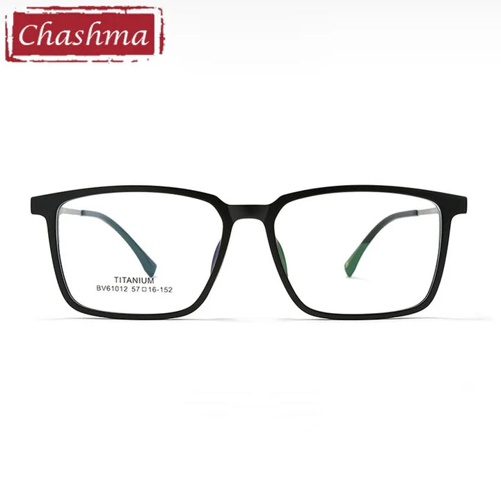 Chashma Unisex Full Rim Big Square Tr 90 Titanium Eyeglasses 61012 Full Rim Chashma   