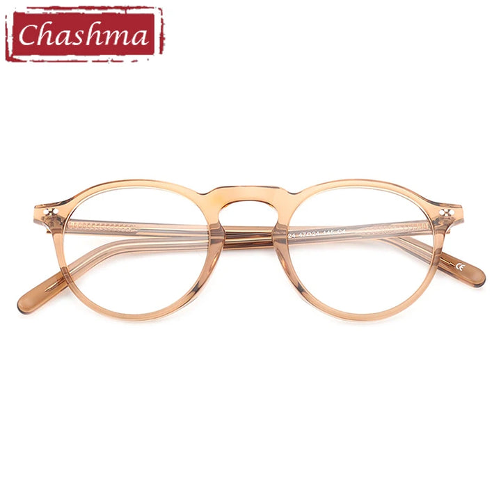 Chashma Women's Full Rim Round Acetate Steel Alloy Eyeglasses 667924