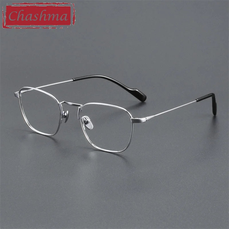 Chashma Women's Full Rim Polygon Square Titanium Eyeglasses 889142
