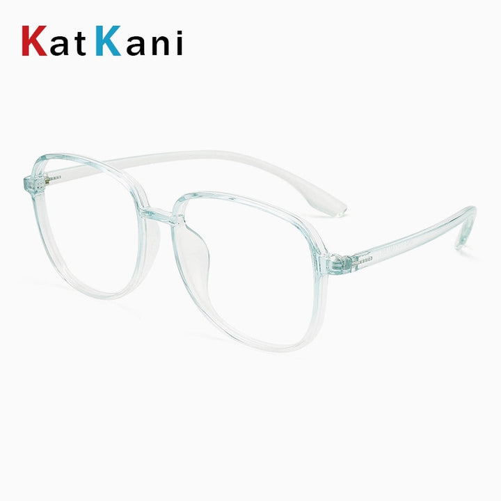 KatKani Unisex Full Rim Round Square Tr 90 Eyeglasses D151 Full Rim KatKani Eyeglasses   