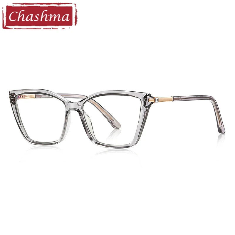 Chashma Ottica Women's Full Rim Cat Eye Tr 90 Titanium Eyeglasses 22384