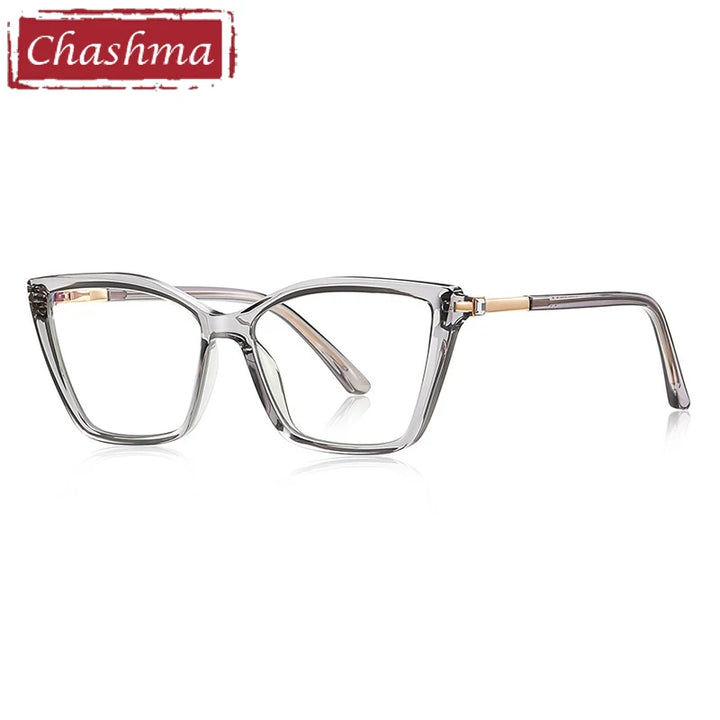 Chashma Ottica Women's Full Rim Cat Eye Tr 90 Titanium Eyeglasses 22384