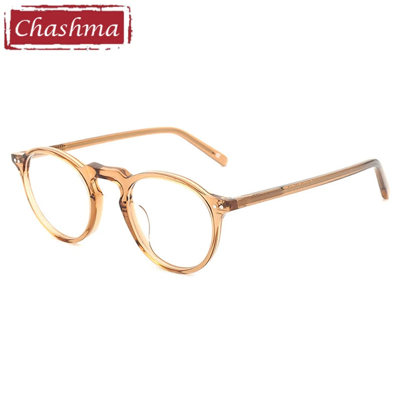 Chashma Women's Full Rim Round Acetate Steel Alloy Eyeglasses 667924