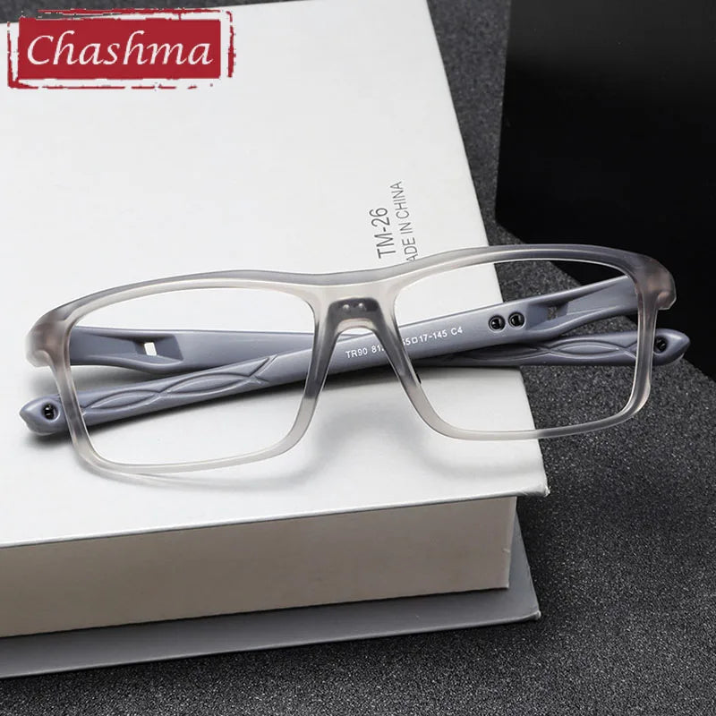 Chashma Unisex Full Rim Square Tr 90 Titanium Sport Eyeglasses 81282 Full Rim Chashma   