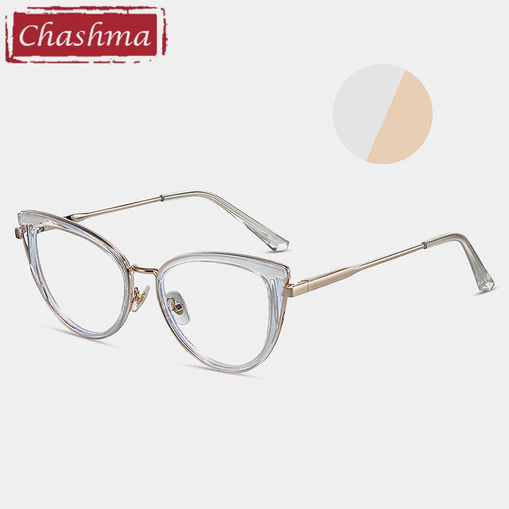 Chashma Women's Full Rim Cat Eye Tr 90 Titanium Eyeglasses 87316 Full Rim Chashma   