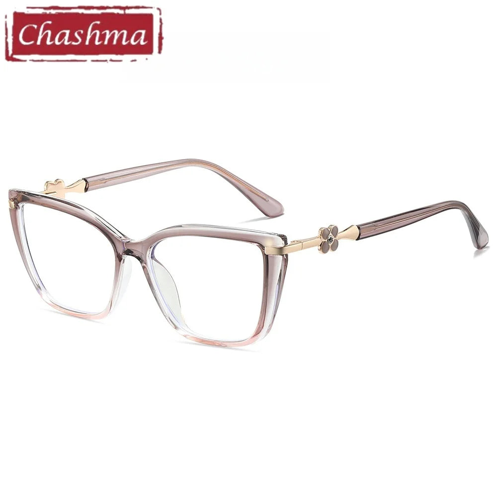 Chashma Women's Full Rim Butterfly Tr 90 Titanium Eyeglasses 783004
