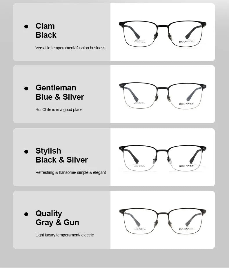 Chashma Unisex Full Rim Big Square Alloy Eyeglasses 61027 Full Rim Chashma   