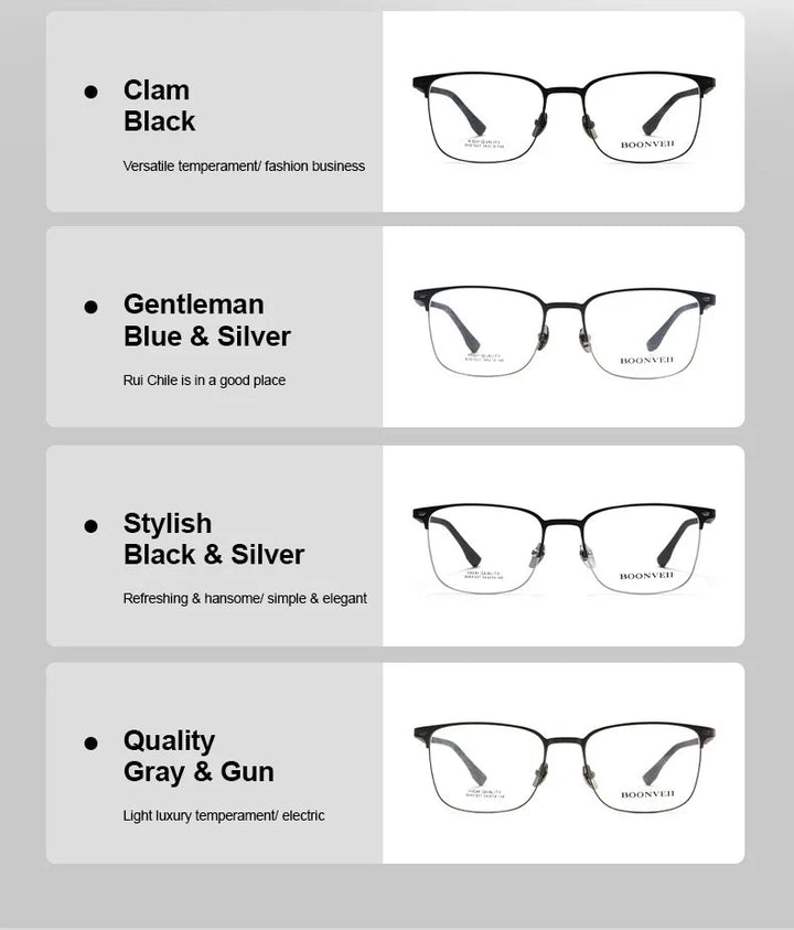 Chashma Unisex Full Rim Big Square Alloy Eyeglasses 61027 Full Rim Chashma   