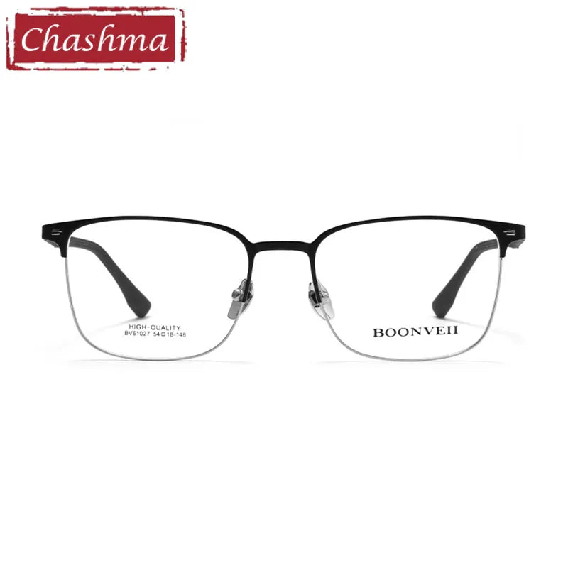 Chashma Unisex Full Rim Big Square Alloy Eyeglasses 61027 Full Rim Chashma   