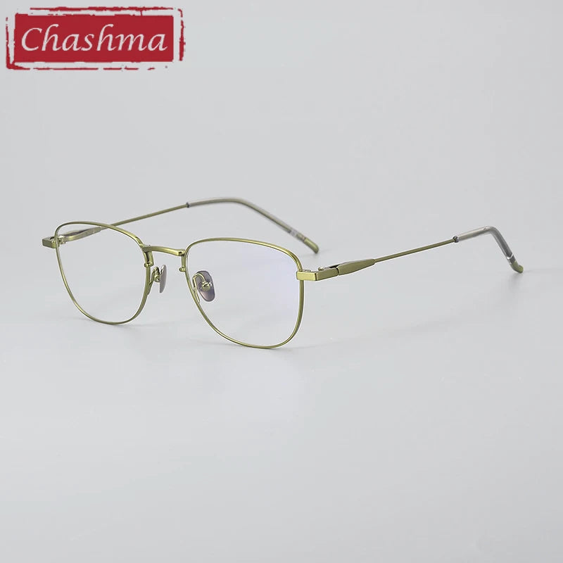 Chashma Unisex Full Rim Polygon Square Titanium Eyeglasses 887465