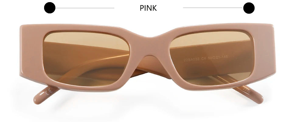 Esnbie Women's Full Rim Square Oval Acetate Sunglasses 220321