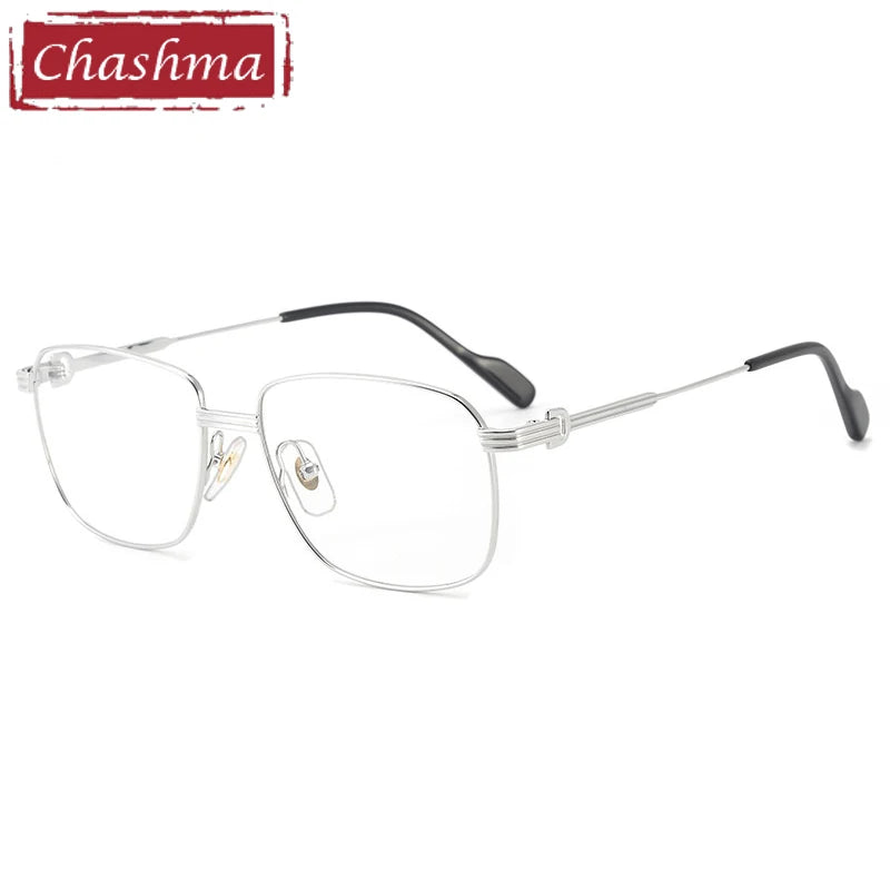Chashma Ottica Women's Full Rim Square Titanium Eyeglasses 20294
