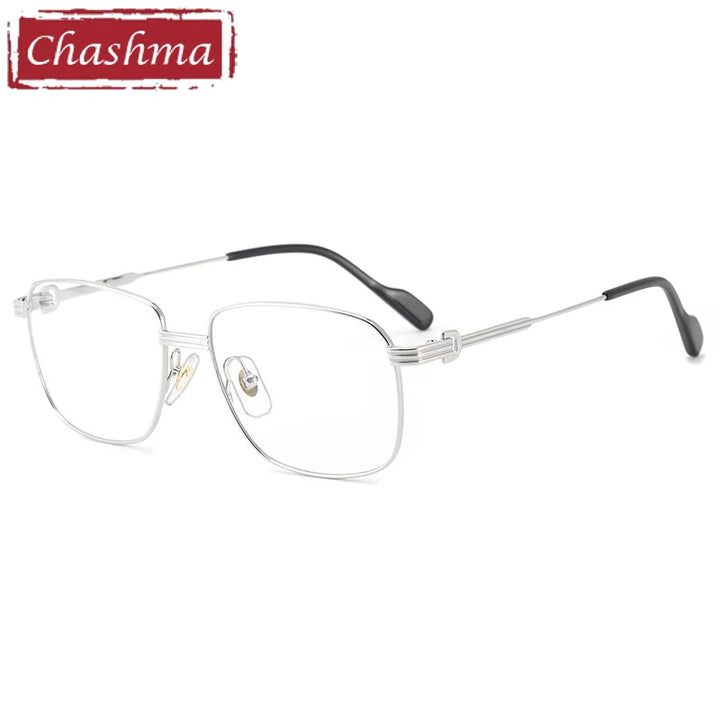 Chashma Ochki Women's Full Rim Small Square Titanium Eyeglasses 880294