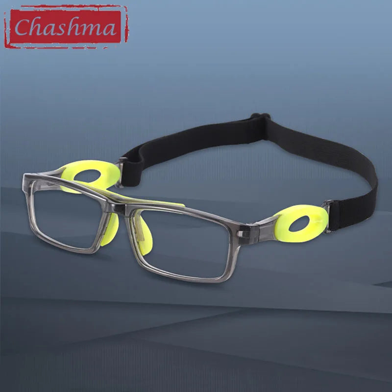 Chashma Ottica Unisex Full Rim Square Tr 90 Titanium Sport Eyeglasses C050 Full Rim Chashma Ottica   