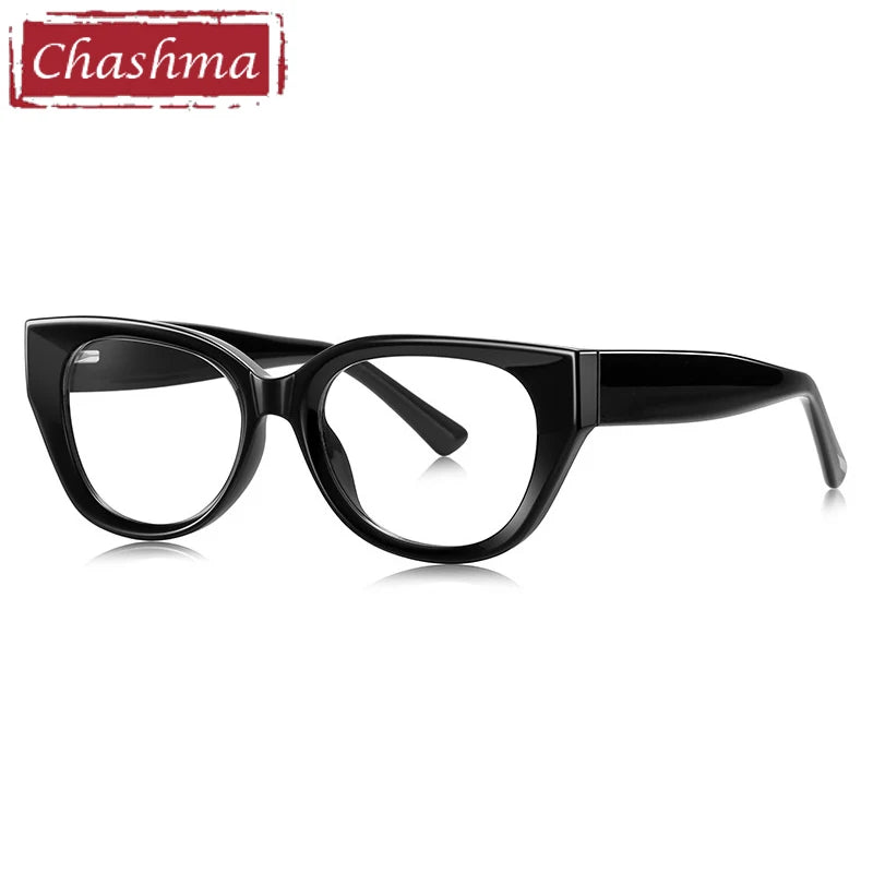 Chashma Ochki Women's Full Rim Cat Eye Tr 90 Titanium Eyeglasses 64020