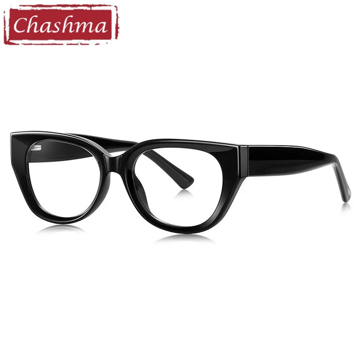 Chashma Ochki Women's Full Rim Cat Eye Tr 90 Titanium Eyeglasses 64020