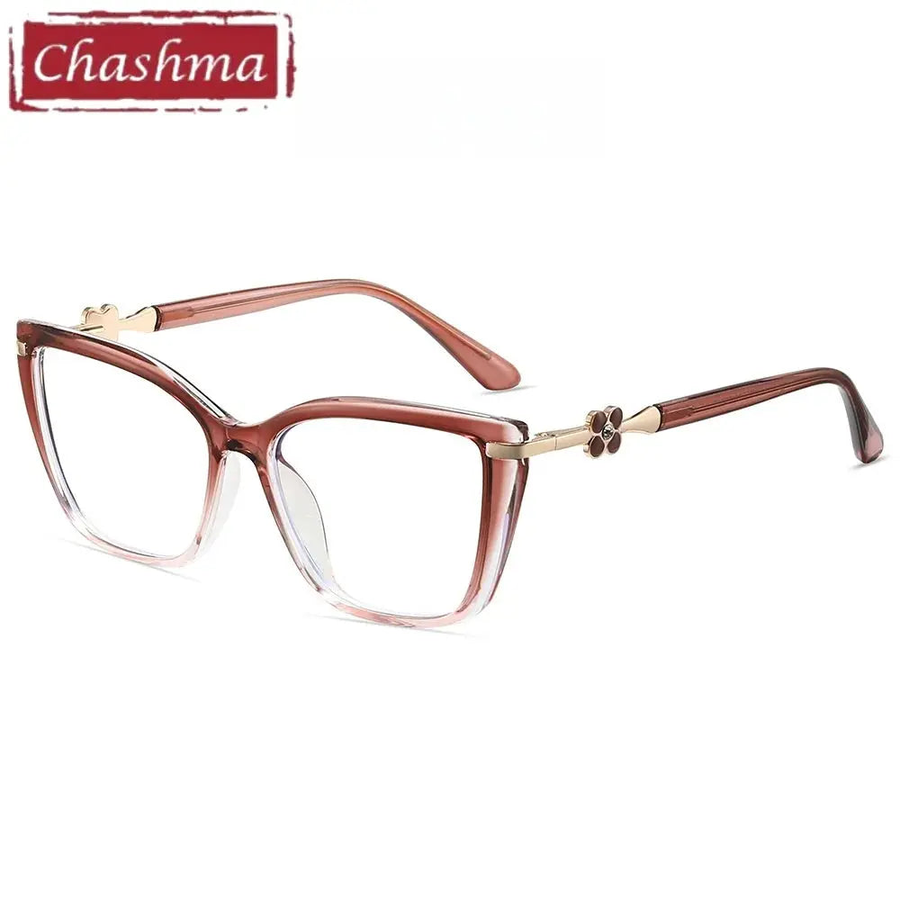 Chashma Women's Full Rim Butterfly Tr 90 Titanium Eyeglasses 783004.