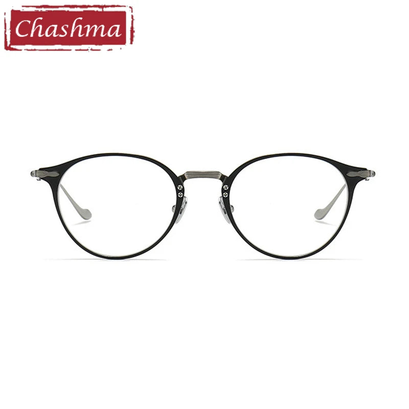 Chashma Women's Full Rim Round Titanium Acetate Eyeglasses 883112