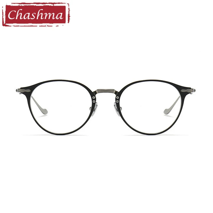Chashma Women's Full Rim Round Titanium Acetate Eyeglasses 883112