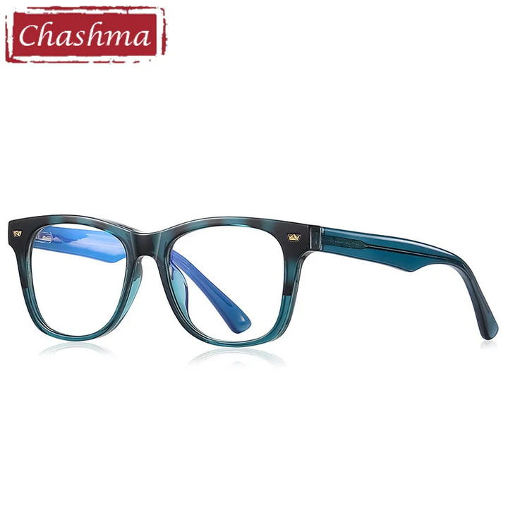 Chashma Unisex Youth Full Rim Square Tr 90 Titanium Eyeglasses 820215