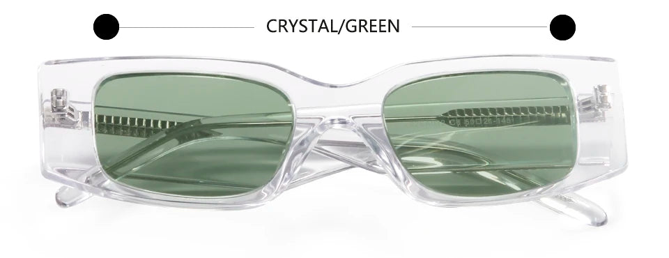 Esnbie Women's Full Rim Square Oval Acetate Sunglasses 220321