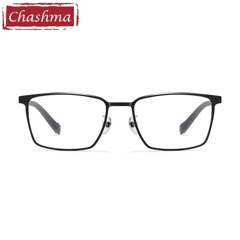 Chashma Unisex Full Rim Square Titanium Eyeglasses 9861 Full Rim Chashma   