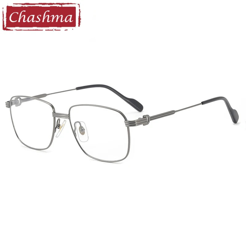 Chashma Ochki Women's Full Rim Small Square Titanium Eyeglasses 880294