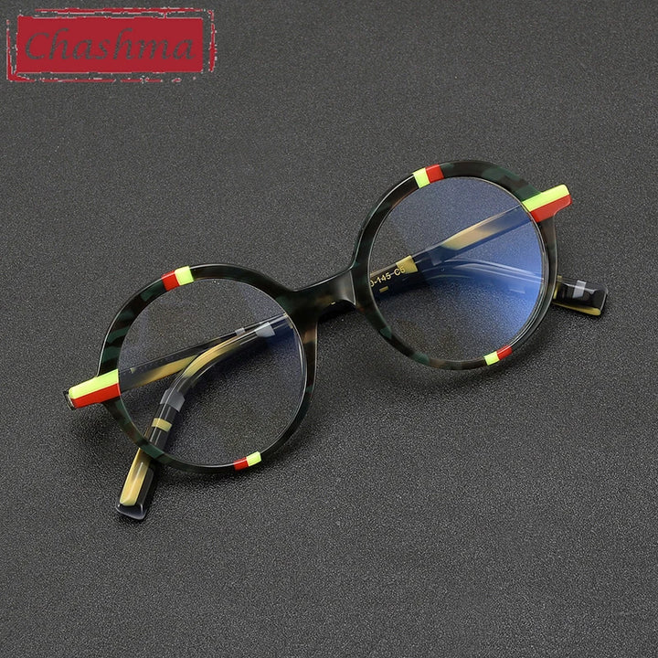 Chashma Women's Full Rim Round Acetate Eyeglasses 778248
