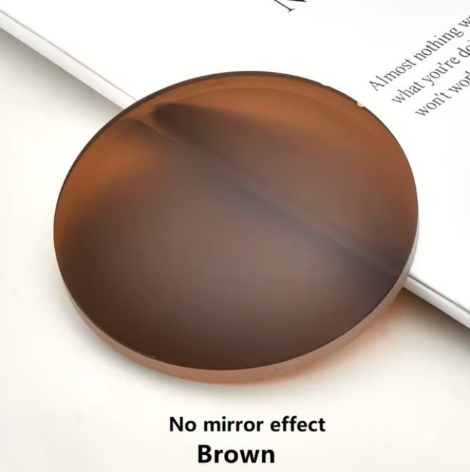 Aimee Single Vision MR Series Polarized Sunglass Lenses Lenses Aimee Lenses 1.56 Brown (No Mirror) 