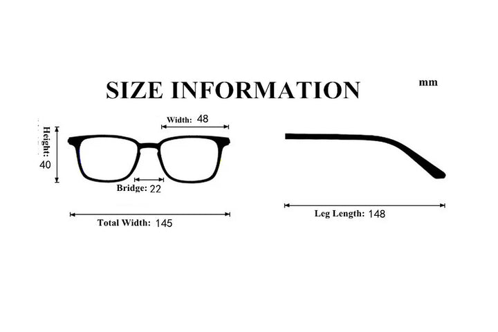 Black Mask Unisex Full Rim Round Acetate Eyeglasses Fuz 4