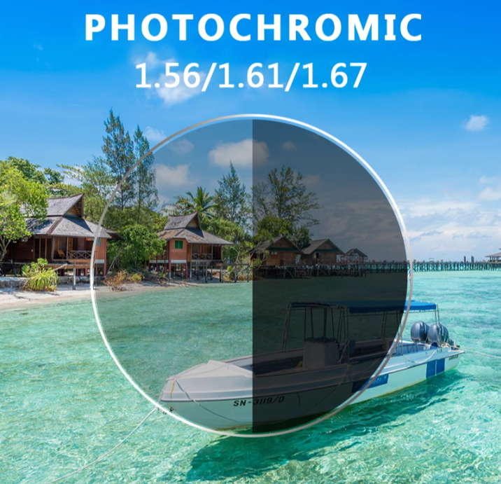 Gatenac Aspheric Progressive Photochromic Anti Blue Light Lenses Lenses Gatenac Lenses   