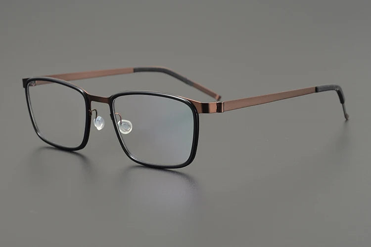 Bobbie Unisex Full Rim Square Titanium Acetate Eyeglasses 971167