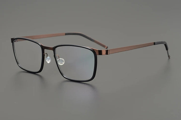 Bobbie Unisex Full Rim Square Titanium Acetate Eyeglasses 971167