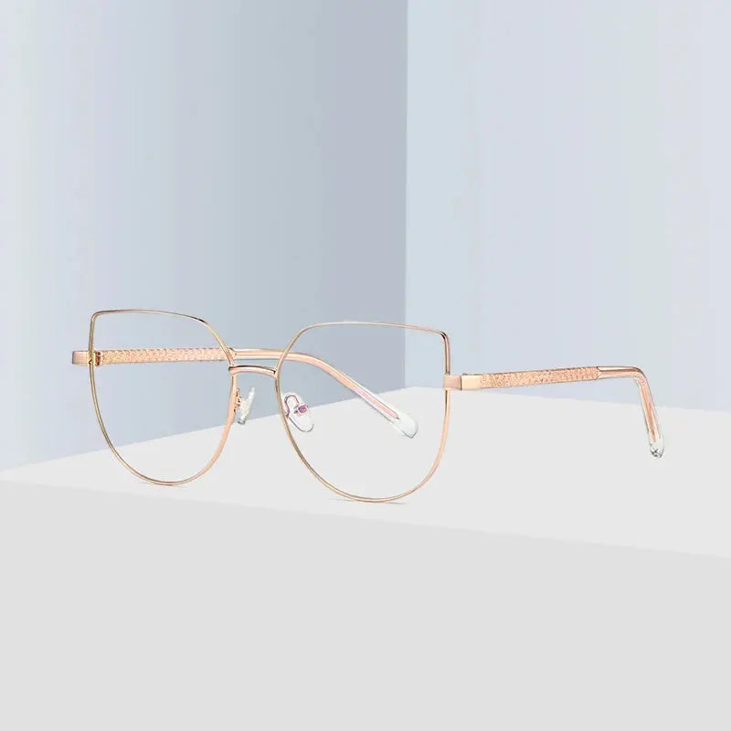 Hotochki Womens Full Rim Cat Eye Alloy Frames 300700 — view 1 | Hotochki at FuzWeb