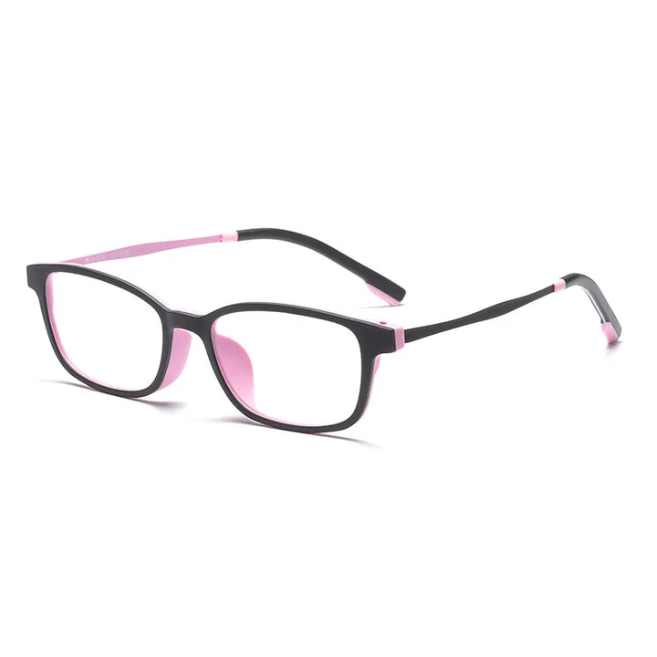 Kocolior Women's Full Rim Small Square Tr 90 Titanium Eyeglasses V1001 Full Rim Kocolior   