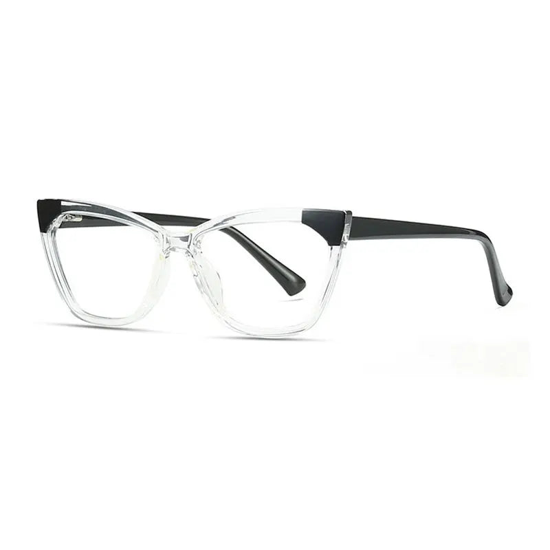 Hotony Women's Full Rim Cat Eye Tr 90 Alloy Eyeglasses 62040