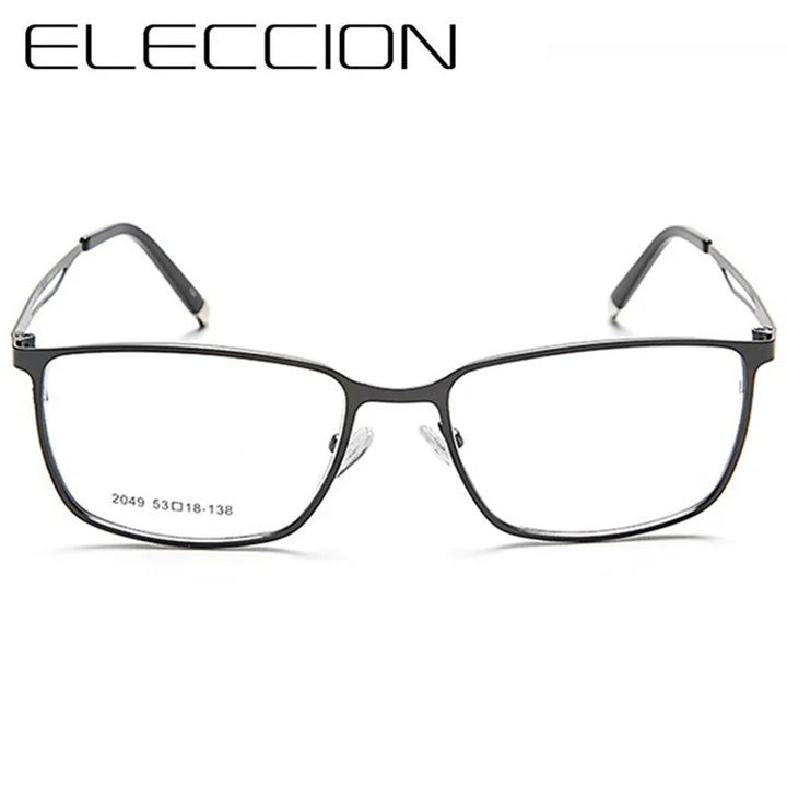 Eleccion Women's Full Rim Square Alloy Eyeglasses 13818 Full Rim Eleccion