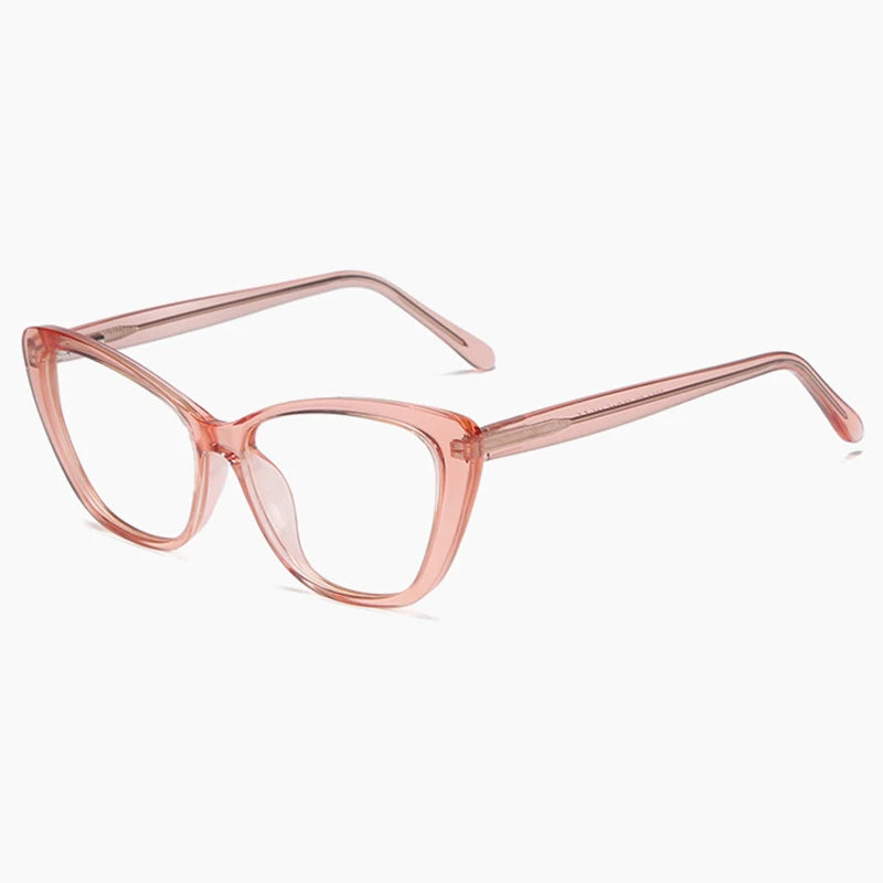 Hotony Women's Full Rim Square Cat Eye Pc Alloy Eyeglasses 72004