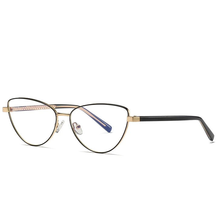 Oveliness Women's Full Rim Oval Cat Eye Alloy Eyeglasses 83006