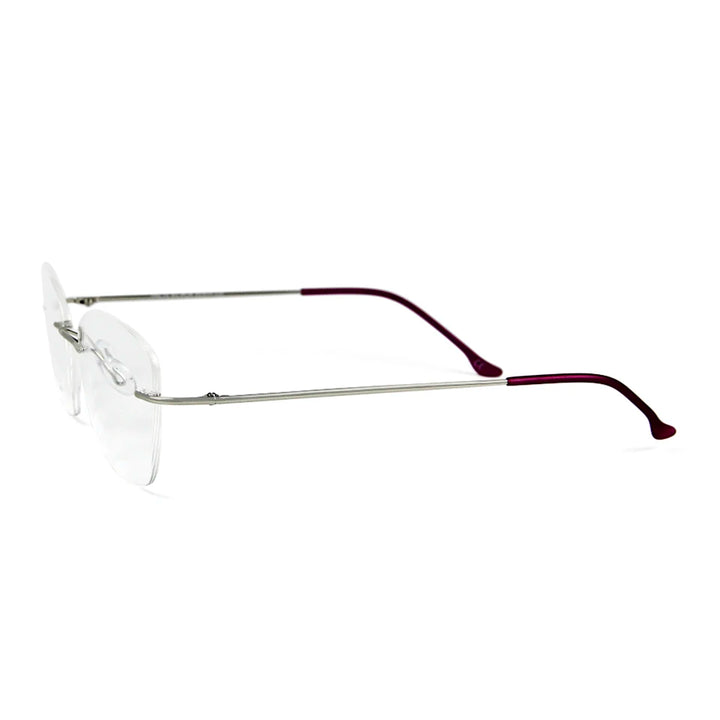 Esnbie Women's Rimless Cat Eye Titanium Eyeglasses 37815 Rimless Esnbie   