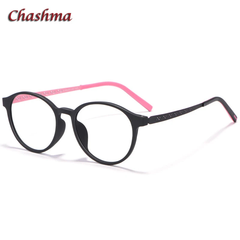 Chashma Ochki Women's Full Rim Round Tr 90 Titanium Eyeglasses 88684