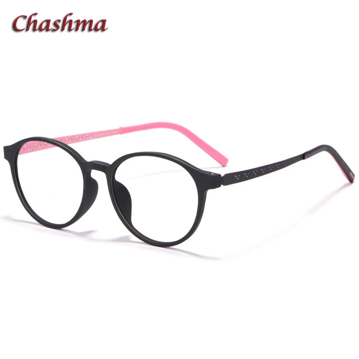 Chashma Ochki Women's Full Rim Round Tr 90 Titanium Eyeglasses 88684