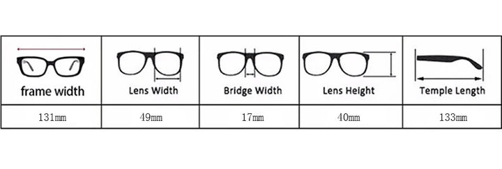 Reven Jate Unisex Youth's Full Rim Oval Square Tr 90 Eyeglasses 56914