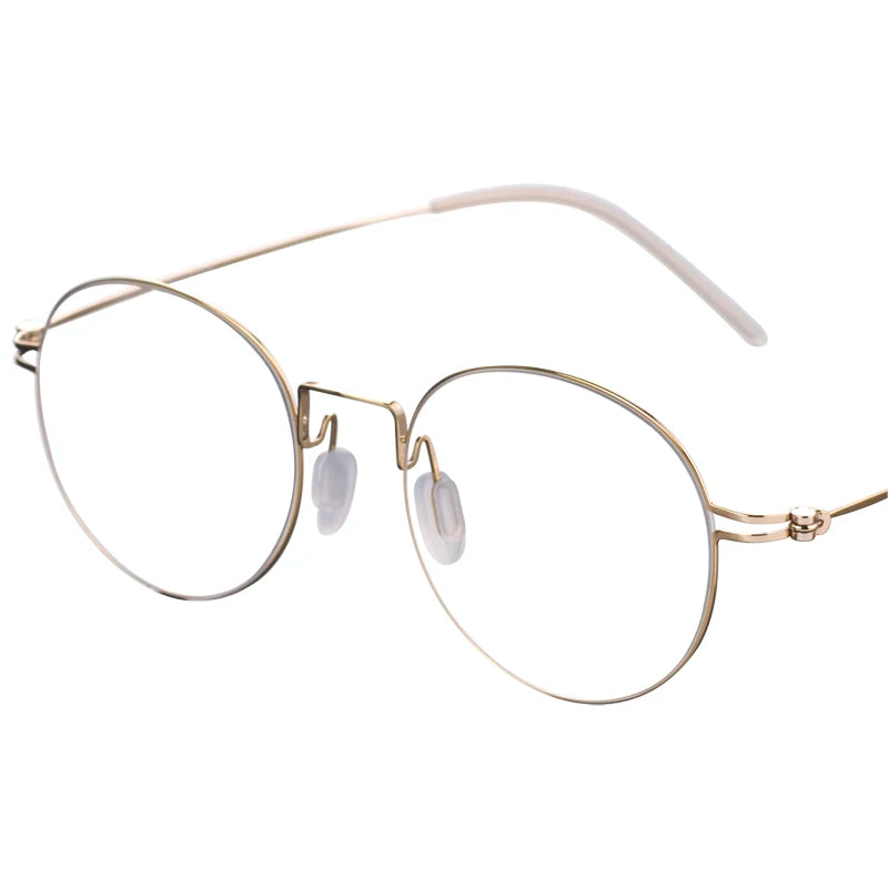 Aimee Unisex Full Rim Round Titanium Eyeglasses 2192 Full Rim Aimee   